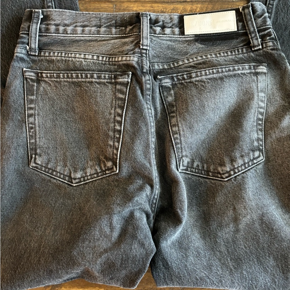 RE/DONE Distressed Black Jeans - Picture 4 of 8